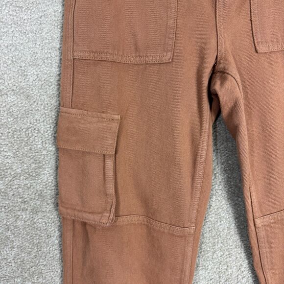 PacSun Cargo Skate Pants Women's 25 Brown High-Rise Relaxed Straight Utility NEW - Picture 5 of 14